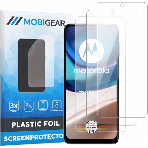 Mobigear Motorola Moto G42 Screenprotector Folie - Case Friendly (3-Pack)
