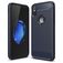Mobigear Brushed Slim iPhone XR Hoesje Flexibel TPU Backcover - Marineblauw
