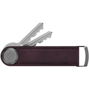 Valenta Key Oranizer Leren sleutelhouder voor 2-7 sleutels - Bordeaux Rood