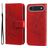 Mobigear Flowers iPhone Air Hoesje Bookcase Portemonnee - Rood