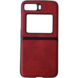 Mobigear Excellent Motorola Razr (2022) Hoesje Hardcase Backcover - Bordeaux Rood