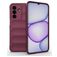 Mobigear Bumpy Samsung Galaxy A27 Hoesje Flexibel TPU Backcover - Wine Red