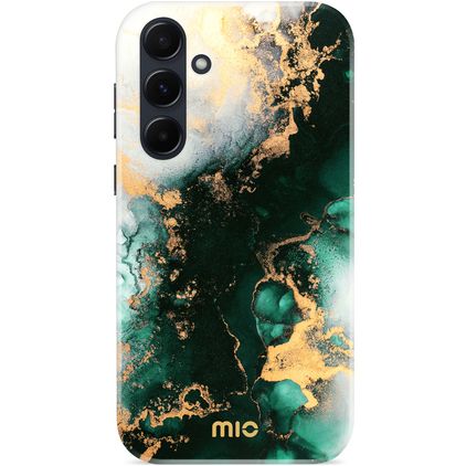 MIO Samsung Galaxy A55 MagSafe Hoesje Hardcase Backcover - Green Marble