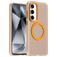Mobigear Shockproof Samsung Galaxy S24 FE MagSafe Hoesje Hardcase Backcover - Oranje