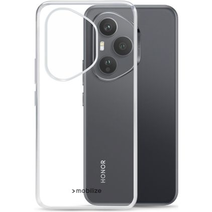 Mobilize Gelly Case Doorzichtig HONOR 400 Pro Hoesje Flexibel TPU Backcover - Transparant