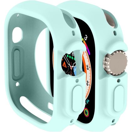 Mobigear Colors Apple Watch Ultra - 49 mm Hardcase Hoesje - Blauw