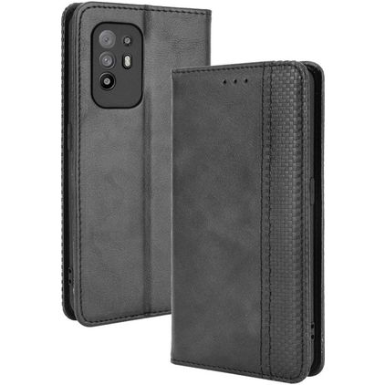 Mobigear Sensation OPPO A94 5G Hoesje Bookcase Portemonnee - Zwart
