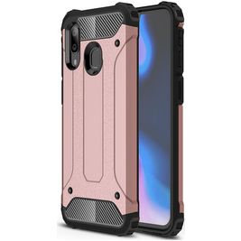 Mobigear Outdoor Samsung Galaxy A40 Hoesje Hardcase Backcover Shockproof - Roségoud