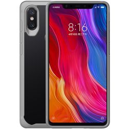 Mobigear Crystal Xiaomi Mi 8 SE Hoesje Hardcase Backcover - Transparant / Grijs