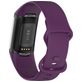 Mobigear Sport Dual Siliconen Fitbit Charge 5 Bandje Druksluiting - Paars