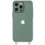 Mobigear Mix & Match Doorzichtig iPhone 14 Pro Flexibel TPU Hoesje met koord - Transparant