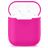 Mobigear Colors Apple AirPods 1 Hoesje Flexibel Siliconen - Magenta