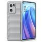 Mobigear Bumpy OPPO Find X5 Lite Hoesje Flexibel TPU Backcover - Grijs