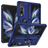 Mobigear Armor Ring Samsung Galaxy Z Fold 4 Hoesje Hardcase Backcover Shockproof met Ringhouder - Blauw