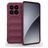 Mobigear Bumpy Xiaomi 15 Hoesje Flexibel TPU Backcover - Bordeaux Rood