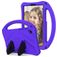 Mobigear AeroArmor Samsung Galaxy Tab A7 Lite Kinder Tablethoes met Handvat + Stylus Houder - Paars