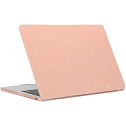 Mobigear Sparkling Cream MacBook Pro 13 Inch (2016-2023) Hoes Hardshell Laptopcover MacBook Case - Roze - Model A1706 / A1708 / A1989 / A2159 / A2289 / A2251 / A2338