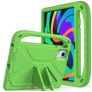 Mobigear AeroArmor Lenovo Tab P12 Kinder Tablethoes met Handvat + Stylus Houder - Groen