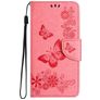 Mobigear Butterfly Samsung Galaxy A35 Hoesje Bookcase Portemonnee - Roze