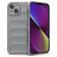 Mobigear Bumpy iPhone 14 Hoesje Flexibel TPU Backcover - Grijs