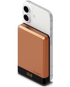 Cygnett MagSlim Single USB-C Powerbank 10.000 mAh 15W - MagSafe Compatible - Copper