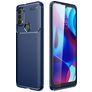 Mobigear Racing Motorola Moto E20 Hoesje Flexibel TPU Backcover - Blauw