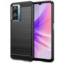 Mobigear Brushed Slim Realme Narzo 50 5G Hoesje Flexibel TPU Backcover - Zwart