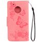 Mobigear Butterfly Motorola Moto G5 Plus Hoesje Bookcase Portemonnee - Roze