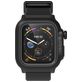 Catalyst Waterproof Case Siliconen Apple Watch - 44 mm Bandje Gespsluiting - Zwart