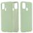 Mobigear Rubber Touch Samsung Galaxy M51 Siliconen Hoesje Backcover - Groen