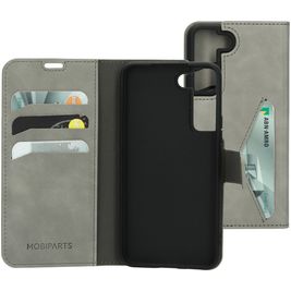 Mobiparts Classic Wallet Samsung Galaxy S22 Hoesje Bookcase Portemonnee - Granite Grey