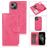 Mobigear Wallet iPhone 15 Hoesje Uitneembare 2in1 Bookcase Portemonnee - Roze