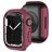 Mobigear Colors Dun Apple Watch - 45 mm Hardcase Hoesje - Bordeaux Rood