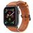 Dux Ducis Business Leren Apple Watch Bandje Gespsluiting - 49/46/45/44 mm - Cognac