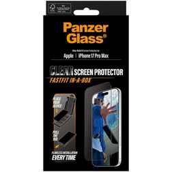 PanzerGlass FastFit iPhone 17 Pro Max Glazen Screenprotector - Case Friendly + Installatie Frame