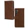 Mobilize Wallet Samsung Galaxy A24 Hoesje Echt Leer Bookcase Portemonnee - Bruin