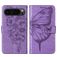 Mobigear Butterfly Google Pixel 9 Pro Hoesje Bookcase Portemonnee - Paars