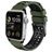 Mobigear Aero Armor Siliconen Apple Watch Bandje Gespsluiting - 49/46/45/44 mm - Legergroen