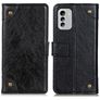 Mobigear Ranch Nokia G60 5G Hoesje Bookcase Portemonnee - Zwart