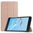 Mobigear Tri-Fold Lenovo Tab E7 Hoes Bookcase - Roségoud