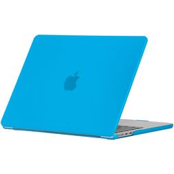 Mobigear Matte MacBook Air 13 Inch (2022-2026) Hoes Hardshell Laptopcover MacBook Case - Blauw - Model A2681 / A3113 / A3240 / A3449