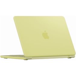 Mobigear Matte MacBook Neo 13 Inch (2026) Hoes Hardshell Laptopcover MacBook Case - Citrus yellow - Model A3404