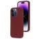Mobiparts iPhone 14 Pro Siliconen Hoesje Backcover - Plum Red