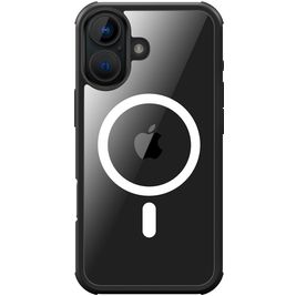 Valenta Full Cover iPhone 16 MagSafe Hoesje Gehard Glas Backcover Shockproof - Zwart