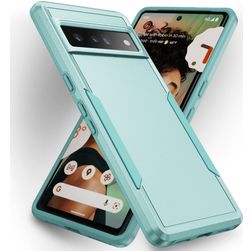 Mobigear Heavy Armor Google Pixel 7 Pro Hoesje Hardcase Backcover Shockproof - Groen