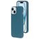 Mobiparts iPhone 15 Siliconen Hoesje Backcover - Blueberry Blue
