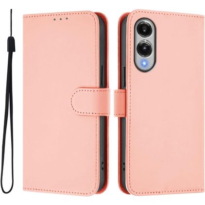 Mobigear Urban Wallet Samsung Galaxy S25 Edge Hoesje Bookcase Portemonnee - Roze