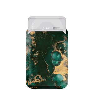 MIO Pasjeshouder - 3 Pasjes - MagSafe Compatible - Green Marble