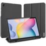 Dux Ducis Domo Samsung Galaxy Tab S6 Lite Hoes Bookcase + Stylus Houder - Zwart