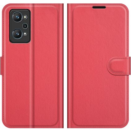 Mobigear Classic Realme GT2 Hoesje Bookcase Portemonnee - Rood